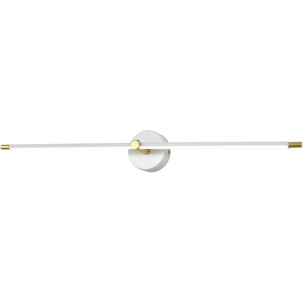 

Настенный светодиодный светильник Escada Focus 10289/1LED White 10Вт, металл/силикон, белый/золото, Focus 10289/1LED White