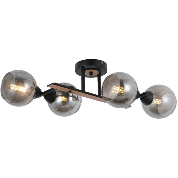 

Потолочная люстра на штанге шарики Escada Barclay 1102/4P, Дымчатый, Barclay 1102/4P