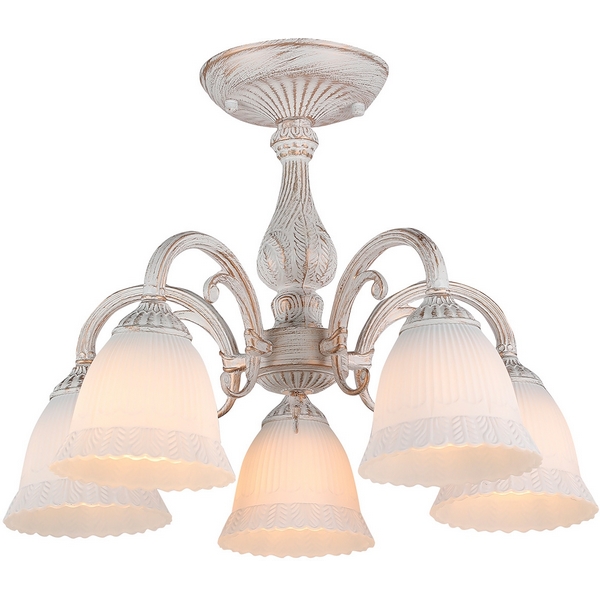

Потолочная люстра на штанге 1114/5PL E27 60W Escada Versailles White, Белый, Versailles 1114/5PL White