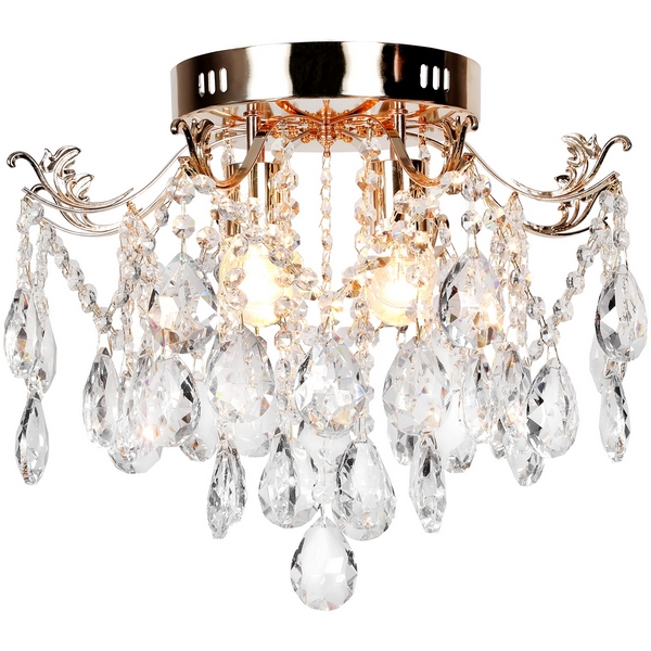 

Потолочная люстра E27*60W Escada Azalea 1119/4PL Gold, Прозрачный, Azalea 1119/4PL Gold