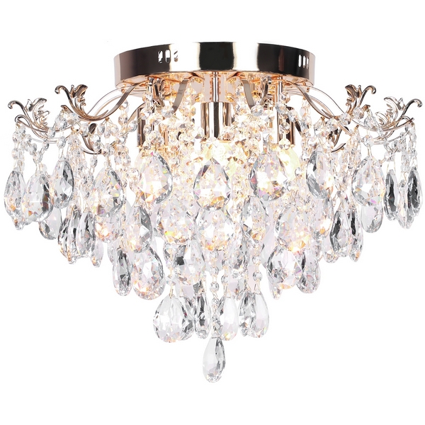 

Потолочная люстра E27*60W Escada Azalea 1119/6PL Gold, Прозрачный, Azalea 1119/6PL Gold