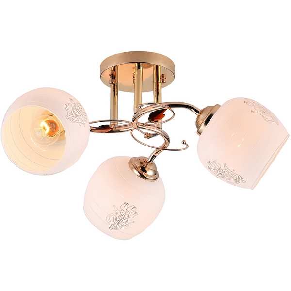 

Потолочная люстра на штанге Escada Anemone 1121/3PL, Белый, ANEMONE 1121/3PL