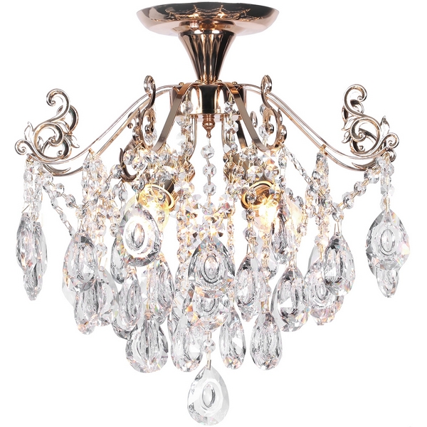 

Потолочная люстра E27*60W Escada Kelly 1123/4PL Gold, Прозрачный, Kelly 1123/4PL Gold