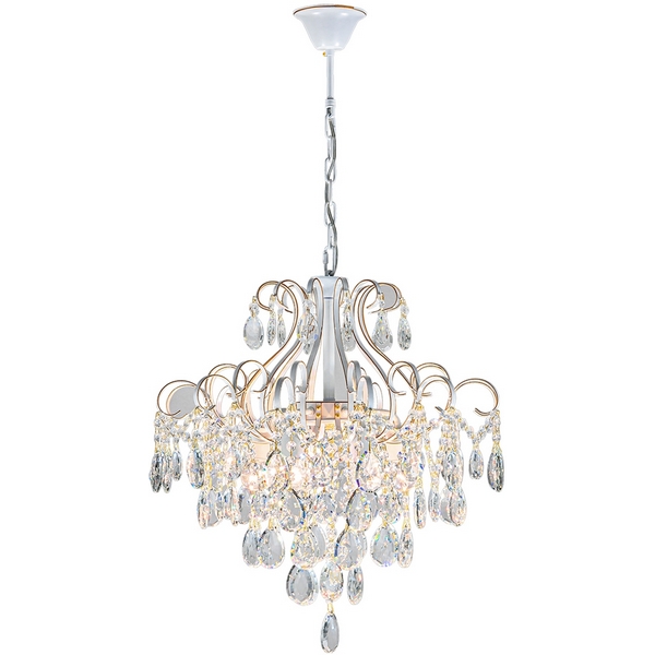 

Люстра подвесная E27*60W White/Gold Escada Queen 1137/6S, Прозрачный, Queen 1137/6S