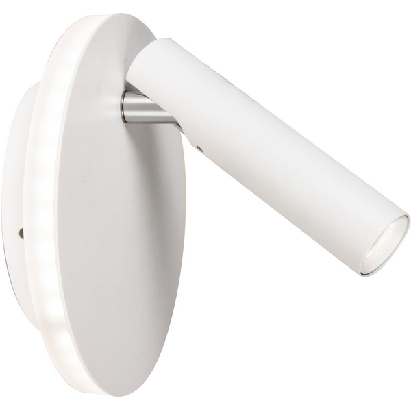 

Спот настенный с подсветкой 20019SMA/01 9+3W 4200K белый матовый Escada 20019 20019SMA/01LED SWH, 20019 20019SMA/01LED SWH