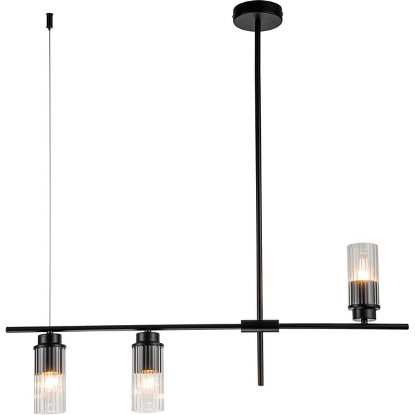 

Потолочная люстра на штанге Escada Reverse 2100/3P E14*40W Black, Прозрачный, Reverse 2100/3P Black