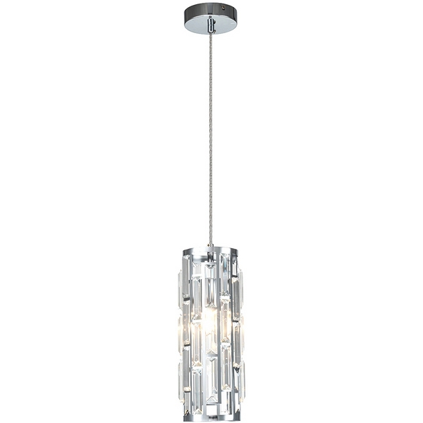 

Подвесной светильник Escada Monaco 2101/1S Chrome Е27*60W, Прозрачный, Monaco 2101/1S Chrome