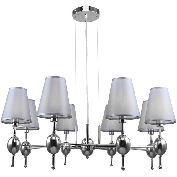 

Люстра подвесная E14*40W Nickel Escada Elegy 2106/8S, Серый, Elegy 2106/8S
