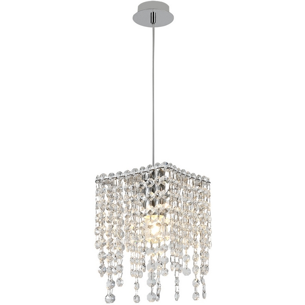 

Подвесной светильник Escada Exquisite 2107/1S Chrome E27*60W, Прозрачный, Exquisite 2107/1S Chrome