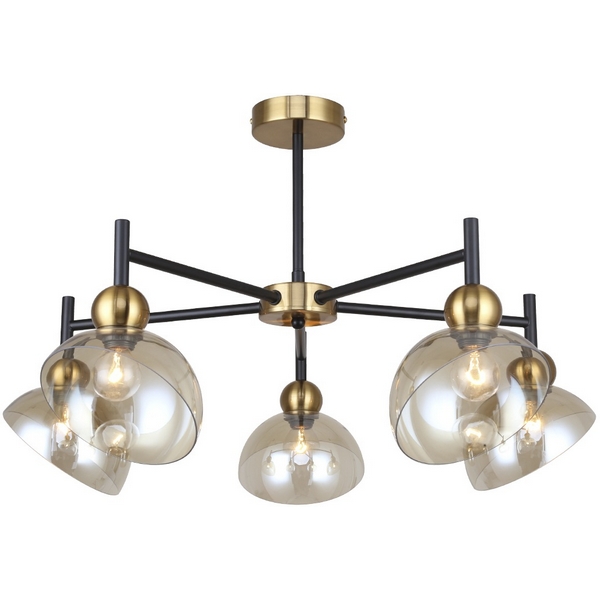 Изображение товара Потолочная люстра на штанге Escada Liberty 2109/5P E14 40W Black Brass