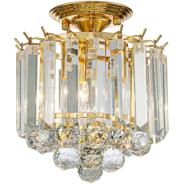 

Потолочная люстра на штанге Escada Valery 2111/2P E14*40W Gold, Прозрачный, Valery 2111/2P