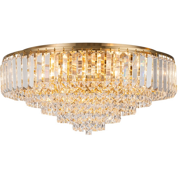 

Потолочная люстра Escada Delicacy 2112/8P Gold 8x40Вт E14, металл/стекло, золото, Прозрачный, Delicacy 2112/8P Gold