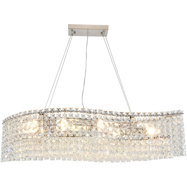 Изображение товара Подвесная хрустальная люстра Escada Empire 2122/6S Chrome 6 ламп modern стиль