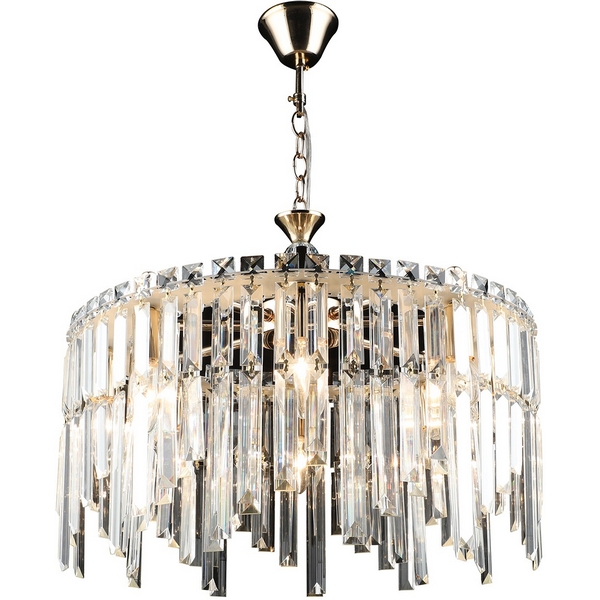 

Подвесной светильник Escada 2128/8S E14*60W Gold, Прозрачный, 2128/8S