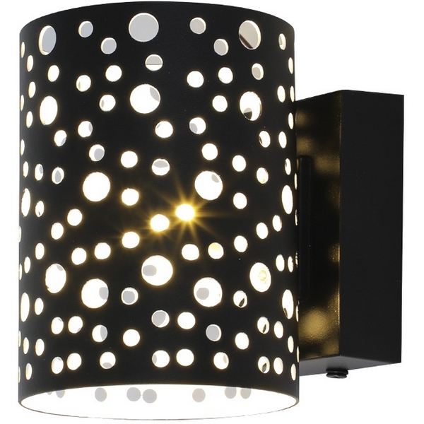 

Настенный светильник уличный IP54 Escada Setebos 30016W/01 Black G9*40W, Черный, Setebos 30016W/01 Black