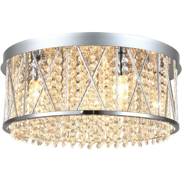 

Потолочный светильник Escada Luster 587/6 Chrome E14*40W, Прозрачный, Luster 587/6 Chrome