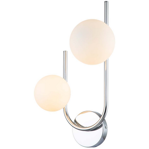 

Бра 642/2A E27*60W Escada Sphere Silver, Белый, Sphere 642/2A Silver