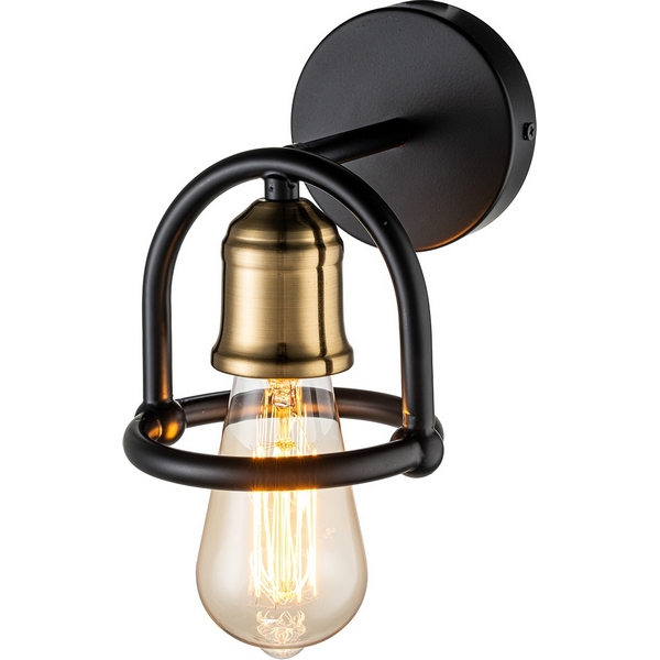 

Бра Escada Lamda 659/1A 1x40Вт E27, металл, чёрный/бронза, Lamda 659/1A