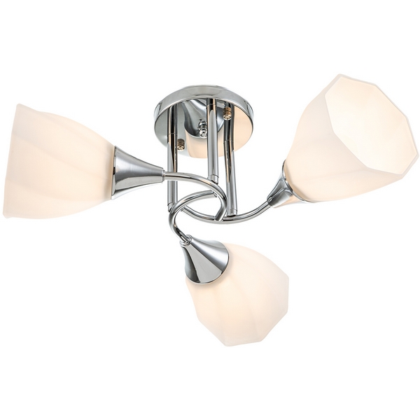

Потолочная люстра на штанге E27*40W Escada Camellia 664/3P, Белый, Camellia 664/3P