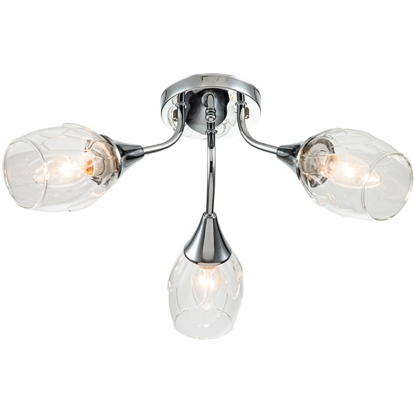 

Потолочная люстра E14*40W Escada Tulip 670/3P, Прозрачный, Tulip 670/3P