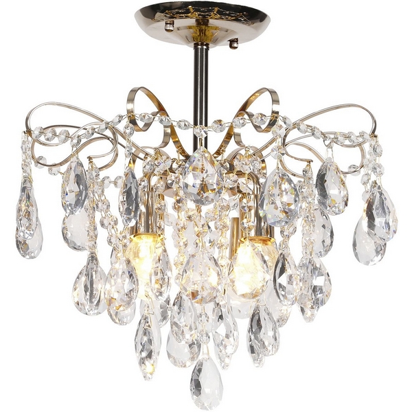 

Потолочная люстра на штанге 682/4PL Е27*60W Escada Crown Gold, Crown 682/4PL Gold