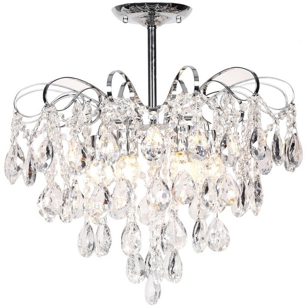 

Потолочная люстра на штанге Е27*60W Escada Crown 682/6PL Chrome, Crown 682/6PL Chrome
