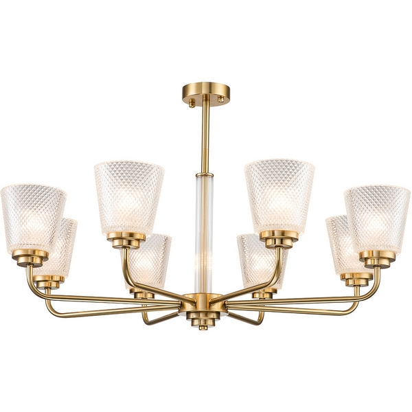 

Потолочная люстра на штанге Escada NOBLE 685/8PL, Медный, Noble 685/8PL
