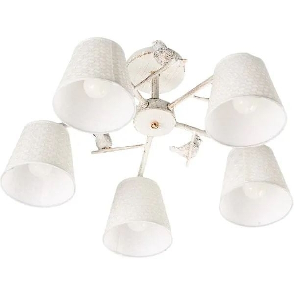 

Потолочная люстра на штанге E27*60W White/Gold Escada 697/5P, 697/5P