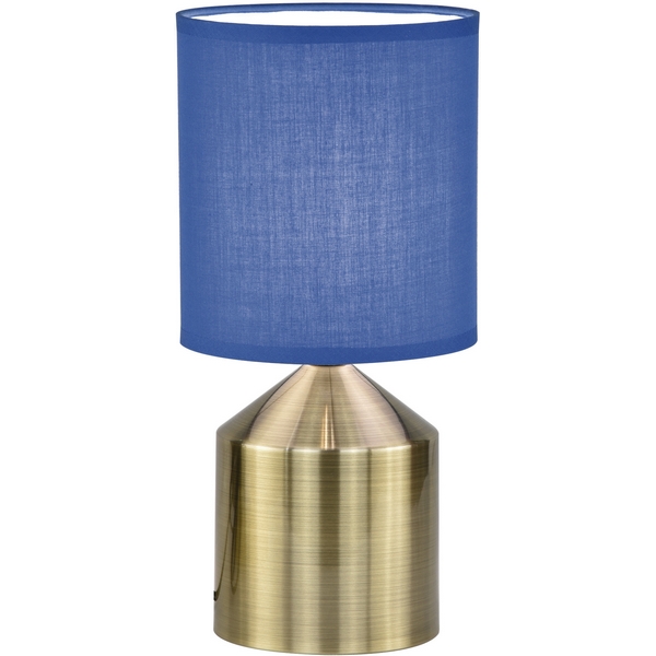 

Интерьерная настольная лампа с выключателем 709/1L Blue Escada, Синий, 709/1L Blue
