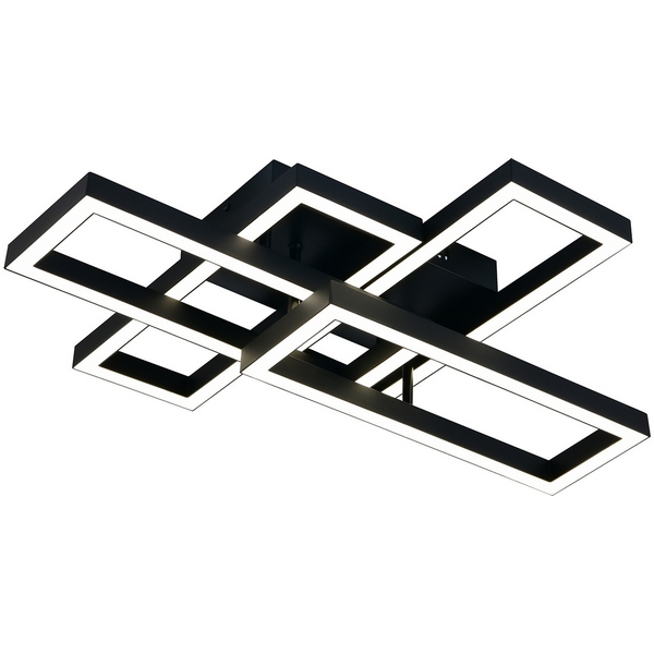 

Потолочная люстра светодиодная с пультом и ночным режимом Escada Scheme ES0000024L 100006/A/4C LED*65W Black, Черный, SCHEME ES0000024L