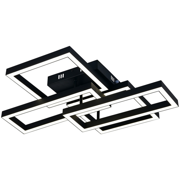 

Потолочная люстра светодиодная с пультом и ночным режимом Escada Scheme ES0000025L 100006/B/4C LED*70W Black, Черный, SCHEME ES0000025L