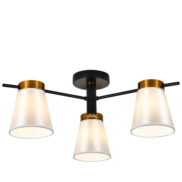 

Потолочная люстра на штанге 120005/3R E14*40W Black/Gold Escada Ambient ES0000056, Белый, Ambient ES0000056