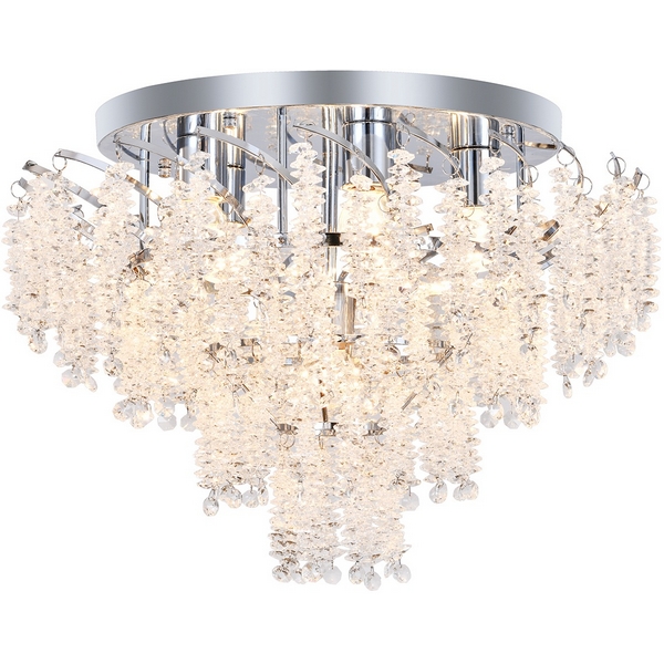 

Потолочная люстра 140015/6C E27*60W Chrome Escada Whisper ES0000072, Прозрачный, Whisper ES0000072