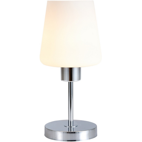 

Настольная лампа Escada Clarity ES0002706 120004/1T E27*60W Chrome, Белый, CLARITY ES0002706