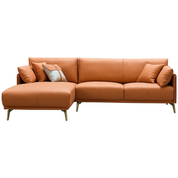 

Диван ESF CALIFORNIA NAPPA SF002 угловой коричневый 6606 угол левый/Кожа, CALIFORNIA NAPPA SF002LEFT BROWN