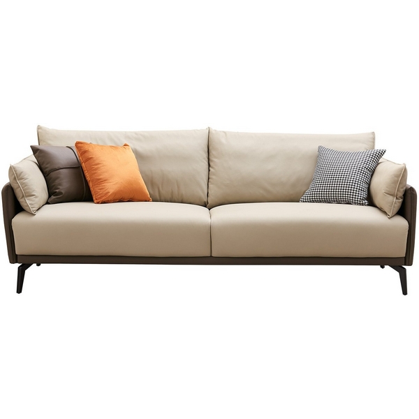 

Диван ESF ELEGANTE NAPPA SF015 (3-х местный) бежевый 6615-коричневый/Кожа, Бежевый;коричневый, ELEGANTE NAPPA SF015-3BEIGE BROWN