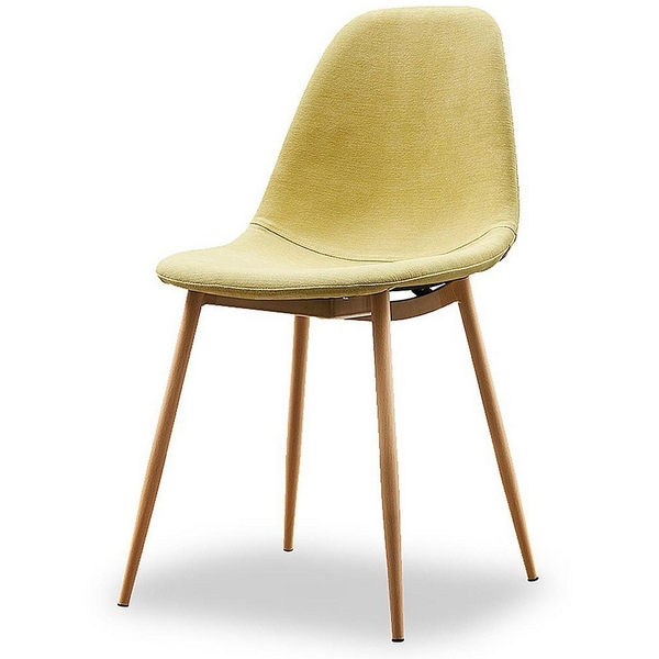 

Стул DC-350 желтый/дерево ESF 3052-7 yellow/wood, DC-350 3052-7 yellow/wood