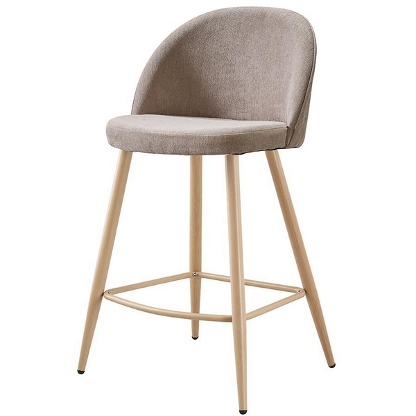 

Стул полубарный 373B-2 TD3052-11/дерево ESF ПБАР373B beige/wood, Бежевый, ПБАР373B beige/wood