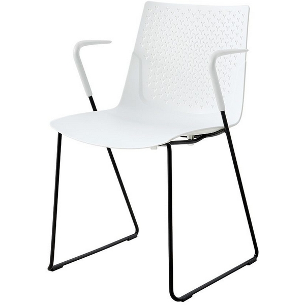 

Стул FX-05FN белый/черный ESF 5691, FX-05FN white/black