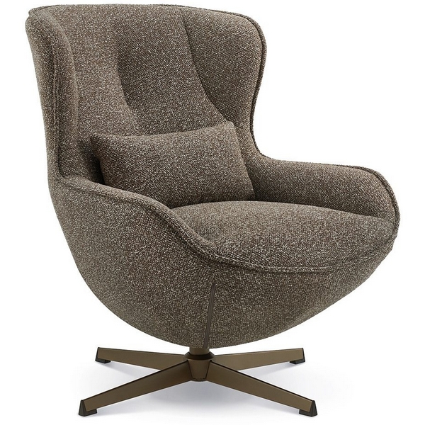 

Кресло PIKKO темно бежевый/бронзовый ESF 5889, Темно-бежевый;коричневый, PIKKO beige