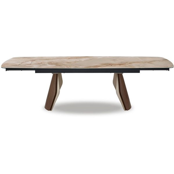 

Стол SELECT 3138 (180-270) глянцевая керамика ТОСКАНЕ/орех/золото ESF 5894, SELECT3138 (180-270)