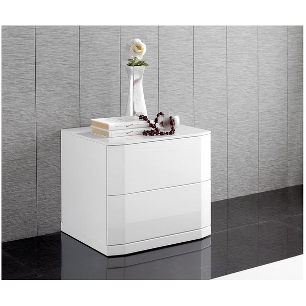 

Тумба прикроватная М-102 белая Dupen M-102 white, Белый, M-102 white