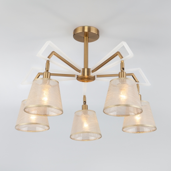 

Потолочная люстра 60082/5 Eurosvet Alicante золотая бронза, Золото, Alicante 60082/5 золотая бронза