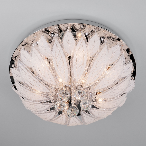 

Потолочная люстра с пультом 80013/8 хром/белый Eurosvet 80013 хром, 80013 80013/8 хром