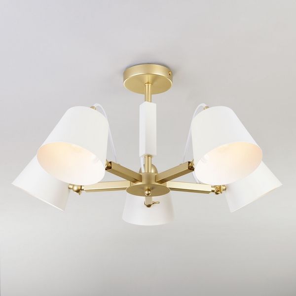 

Потолочная люстра 70083/5 Eurosvet Frozen золото, Белый, Frozen 70083/5 золото