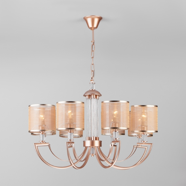 

Подвесная люстра Licata 60099/8 Eurosvet, Золото, Licata 60099/8 перламутровое золото