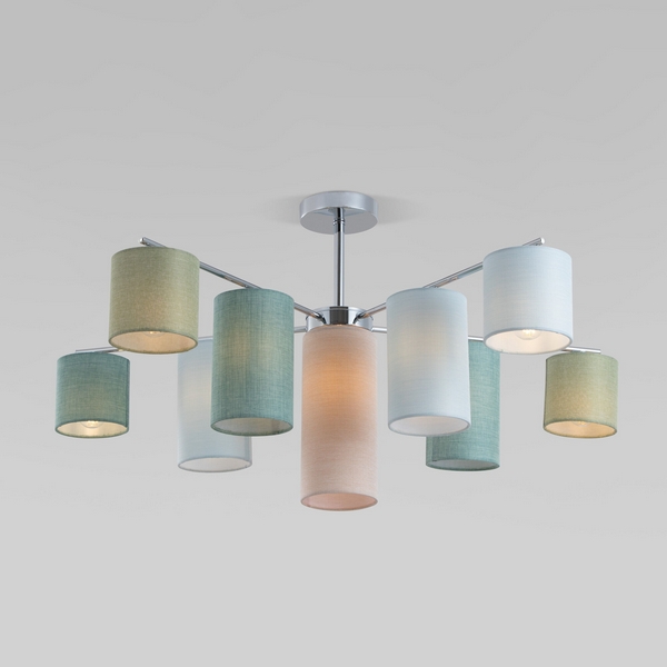 

Ппотолочная люстра на штанге Eurosvet Pastel 60151 хром, Разноцветный, Pastel 60151 хром