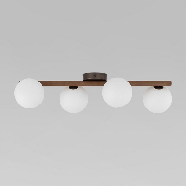 

Потолочная люстра Eurosvet Estera Wood 10270 шарики, Белый, Estera Wood 10270 Estera Wood
