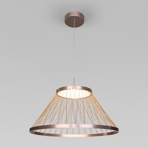 

Подвесной светильник Eurosvet Cesta 40017/1 LED коричневый, Cesta 40017/1 LED коричневый