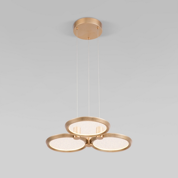 

Подвесной светодиодный светильник Eurosvet Crespella 90034/3 золото, Crespella 90034/3 золото